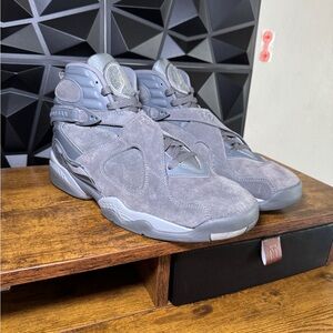 Jordan 8 Retro Cool Grey Size 10 Mens